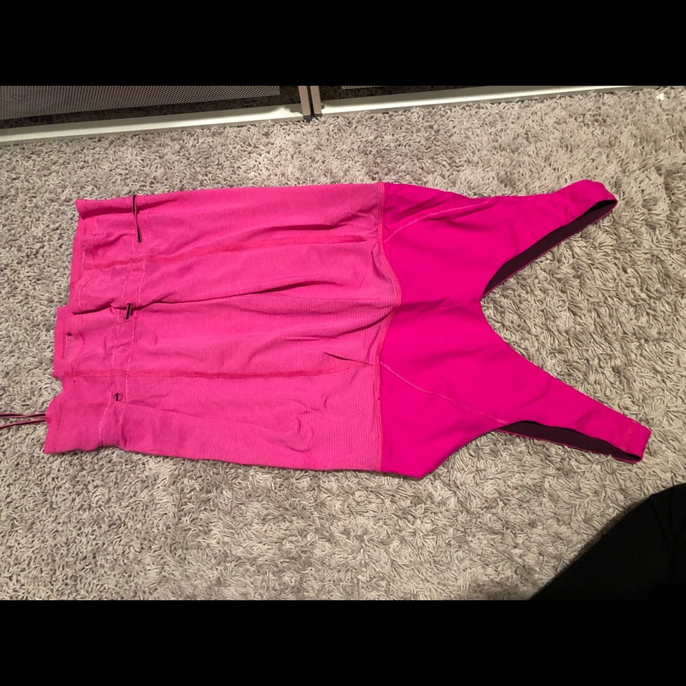 Pink Lulu Lemon tank